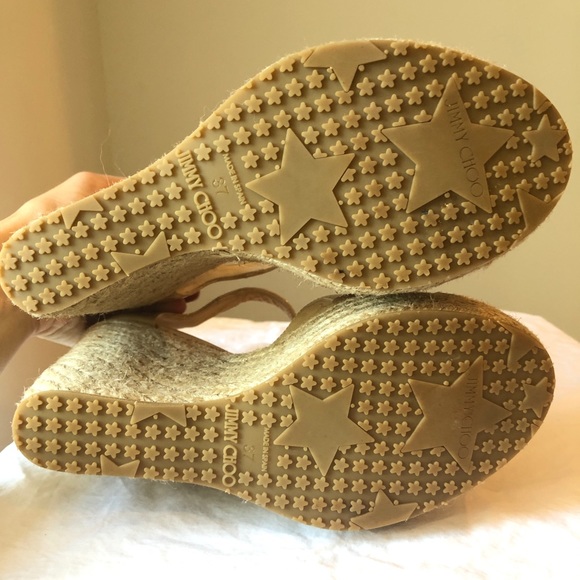 Jimmy Choo ‘Pallis’ Wedge Sandal size 37 - Picture 6 of 7